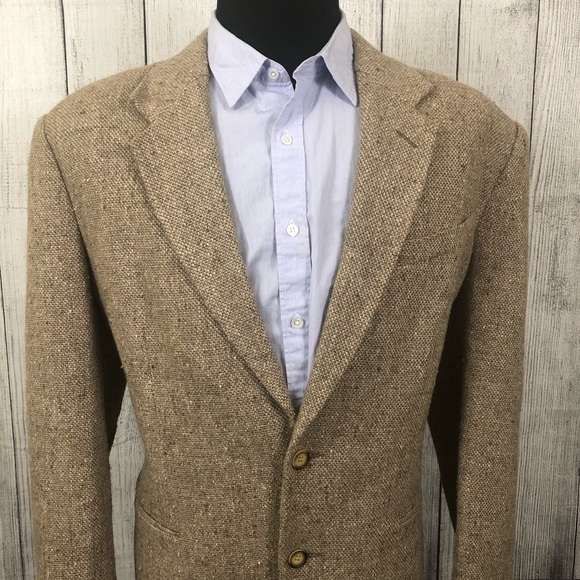 Structure Other - Vintage Structure 44R Beige 2-Button Sports Coat